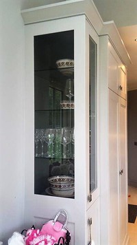 '3' Shaded gray Classical Kitchen.