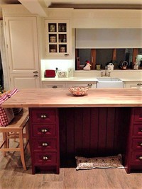 Hand Painted In Frame Kitchen