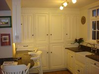 Hand Painted In-Frame Kitchen, with Himalya Blue Granite worktop